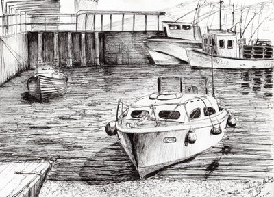 Bateaux à Islay Écosse, 2005 - Vincent Alexander Booth